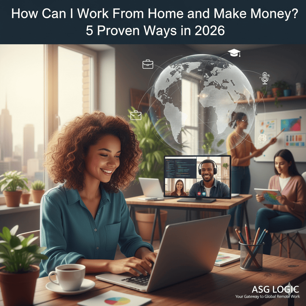 How Can I Work From Home and Make Money | remote work opportunities